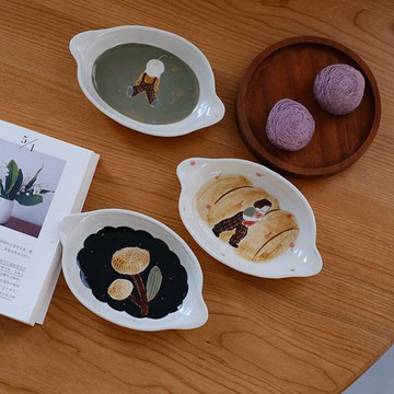 日式陶瓷醬料小食碟 / 原創高顏值餐具 / 陶瓷家用禮物