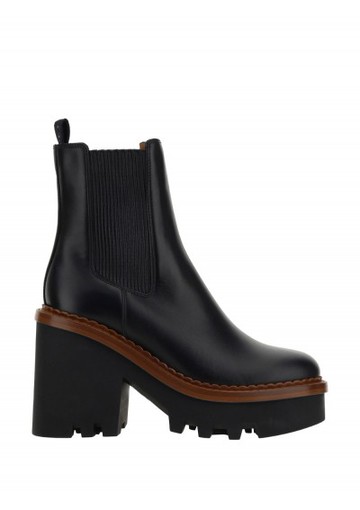 Chloe' - Owena Ankle Boots - Womens - Black