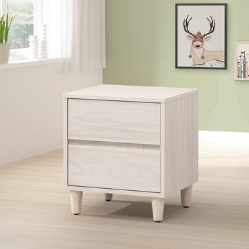 直人木業-SWEET極簡風白榆木46公分立式床頭櫃