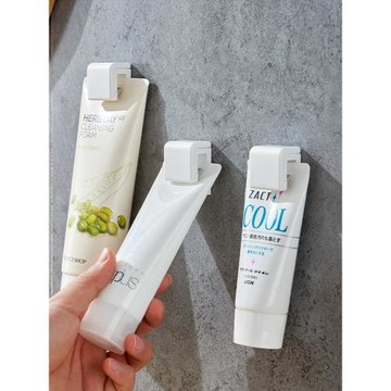 牙膏置物架免打孔放牙膏神器收納洗面奶牙膏掛架擠壓器壁掛牙膏夾