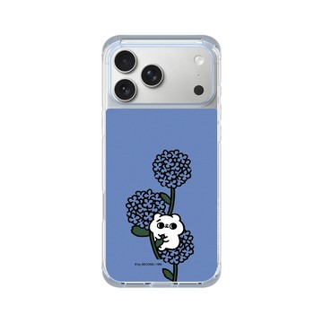 iPhone 17 Pro Max ClearX (MagSafe 兼容) 冰透藍 - 爽爽貓 Song Song Meow by SECOND - 花語