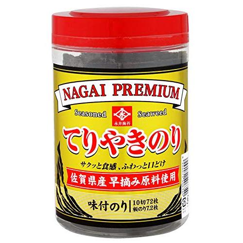 永井海苔 てりやきのり卓上10切 72枚×6本