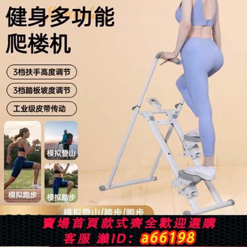 【台灣公司 可開發票】多功能爬樓機家用女減肥神器瘦腿機運動健身器材原地登山腳踏步機