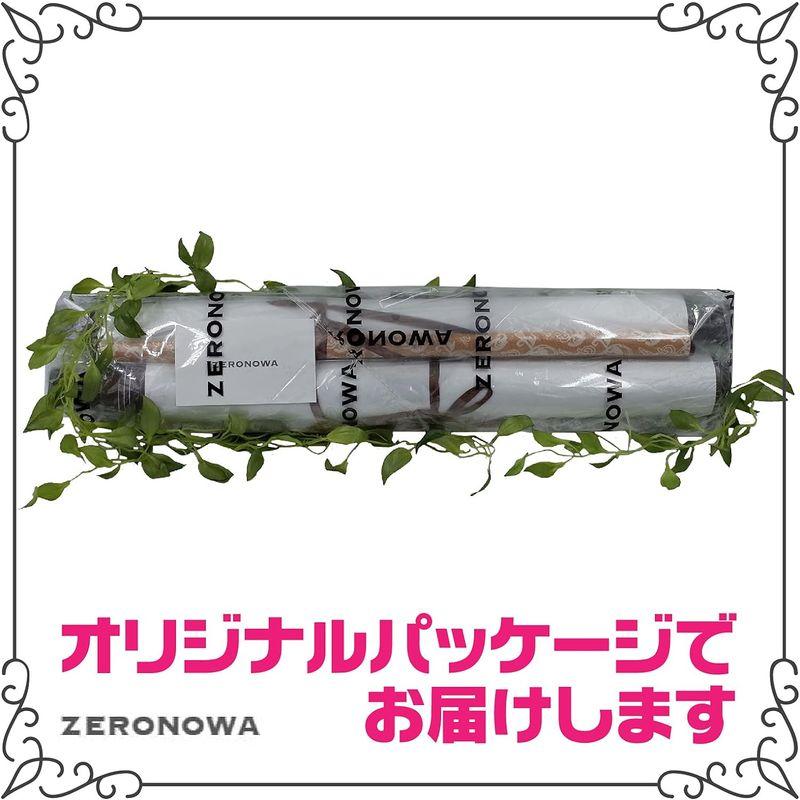 ZERONOWA 白紙 掛け軸 2個セット 書道 日本画 水墨画 展示 展覧会 (薄紫色 茶色)