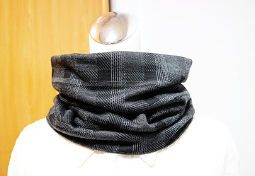 保暖圍脖 短圍巾 頸套 雙面雙色 男女均適用