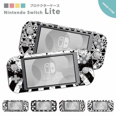Nintendo Switch Lite ケース カバー スウィッチライト スイッチライト かわいい おしゃれ おもちゃ ゲーム モノクロ ボーダー ドット ストライプ 通販 Lineポイント最大0 5 Get Lineショッピング