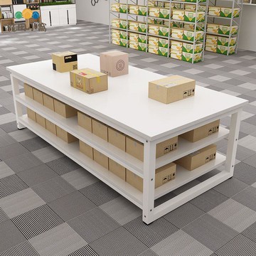 免運 超大工作臺 打包桌 工作臺三層快遞打包臺車間工廠家用桌流水線操作臺花藝插花工作臺 可開發票 全館八折 工廠現貨直銷 新品特價 h9027