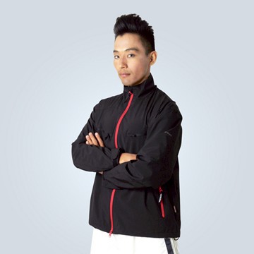 KINGTOUCH《96634》防風防水透氣保暖Soft Shell(軟殼)外套(黑色)(男)