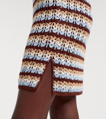 Anna Kosturova Crochet cotton polo dress