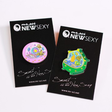 賽先生科學 New Sexy - 植物/動物細胞徽章