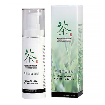 名品農產行 綠茶潤白精華  Giga White Bio White Serum 30ml  1瓶