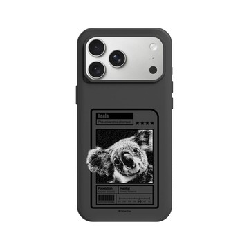 iPhone 17 Pro Max SolidX 黑 - RHINOSHIELD X Taipei Zoo - 無尾熊：限量卡牌