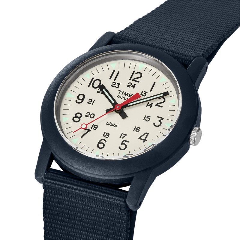 TIMEX タイメックス Camper キャンパー 34mm 日本限定モデル TW2P59900 メンズ レディース 腕時計 クオーツ 電池式  ナイロンバンド ブルー | LINEブランドカタログ