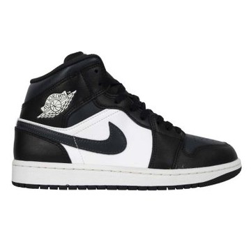NIKE AIR JORDAN 1 MID 男中筒運動休閒鞋-戶外 DQ8426-010 黑白