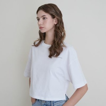 GIORDANO 女裝短版寬鬆短袖上衣 City Wander系列