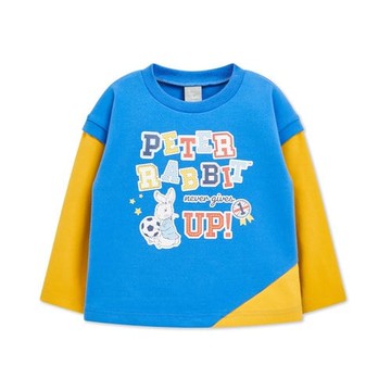 運動比得愛上足球假兩件長袖T恤