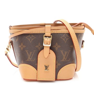 LOUIS VUITTON LV 路易威登 棕色 原花帆布 Noe Purse 肩背包 M57099 【二手名牌BRAND OFF】