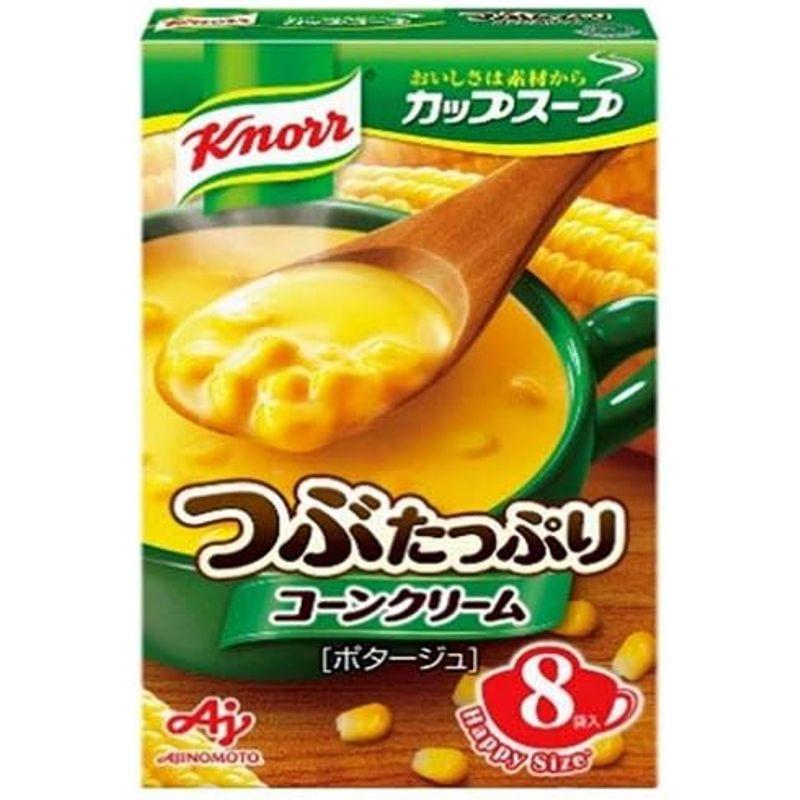 味の素 クノール カップスープ つぶたっぷりコーンクリーム (16.5g×8袋)×6箱入×2ケース