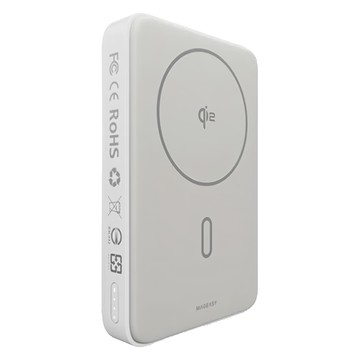 MAGEASY MagPower Qi2 支架款磁吸行動電源 10000mAh Type-C 原廠保固  MCG10M281WH24  白色
