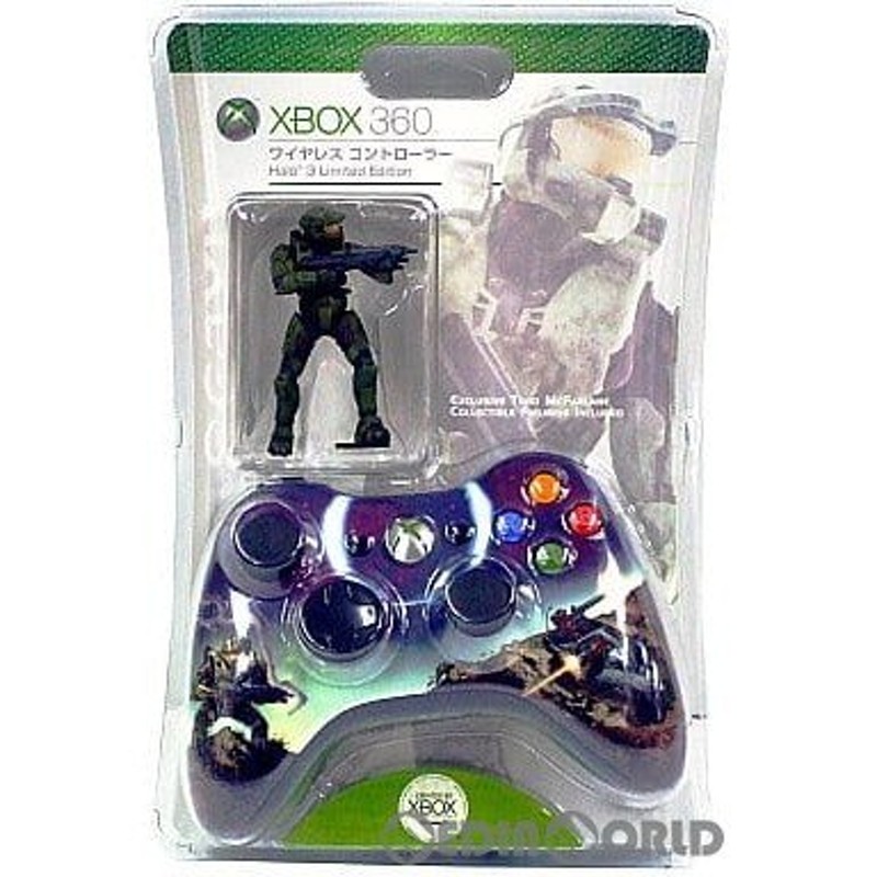 中古即納』{ACC}{Xbox360}ワイヤレスコントローラー Halo3(ヘイロー3