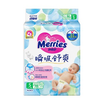 [家速配]妙而舒瞬吸舒爽紙尿褲 S (78片/入）