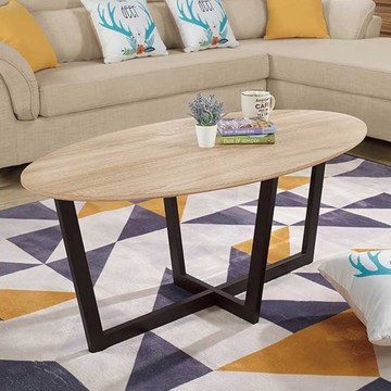 【H&D東稻家居】3.6尺大茶几/橢圓茶几(TJS1-04911)