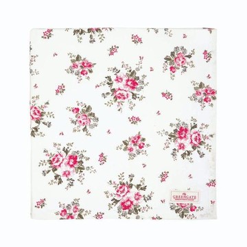 丹麥GreenGate Elouise white 桌巾 150x150cm