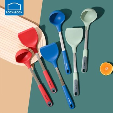 樂扣樂扣硅膠鍋鏟嬰兒輔食鏟湯勺炒菜鏟子不粘鍋專用食品級耐高溫