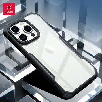 XUNDD 甲蟲系列 iPhone 15 Pro Max 防摔保護軟殼 炫酷黑