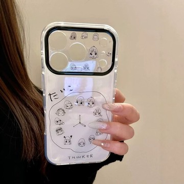 簡約時鐘適用蘋果17PROMAX手機殼全包防摔iphone16/15/14pro手機殼