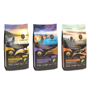 安柏希雅  單一蛋白鮮肉低敏犬糧 5kg 狗飼料 狗糧 多種口味任選