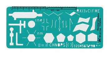 徠福 化學符號定規 / 片 TP-511A