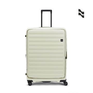 【LOJEL CUBO】30吋上掀式擴充行李箱-亞麻白