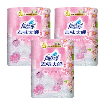 去味大師 消臭晶球 粉戀櫻花  350ml  3盒