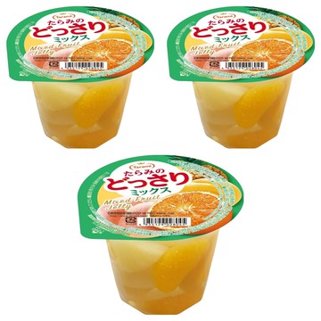 Tarami 達樂美 果凍杯 什錦水果 230g (蜜柑、白桃、黃桃、鳳梨)  3個