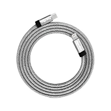 Meet Mind X Magtame 磁性快收納充電傳輸線 1秒折疊/整齊  1m  銀色  1條