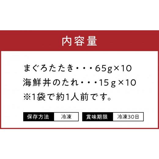 ふるさと納税 高知県 高知市 まぐろたたき丼（10セット）