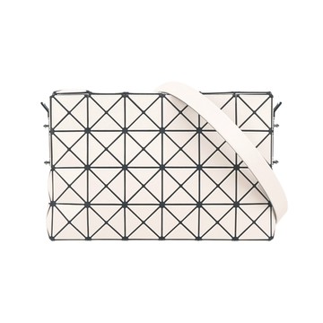 ISSEY MIYAKE BAO BAO OBLONG 拉鍊方形肩背包/斜背包(米色)