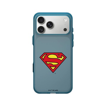 iPhone 17 Pro Max Clear (相機按鈕) 夜幕藍 - Superman - Superman-經典LOGO