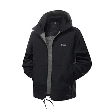 UPF50+抗皺防潑水輕旅衣(頁岩黑 男女共版S-5XL)