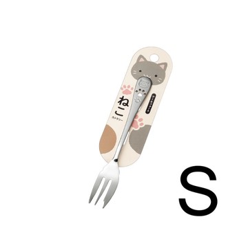 asdfkitty*日本製 ECHO 貓掌 不鏽鋼叉子-S號-蛋糕叉/水果叉