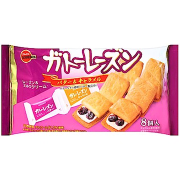 Bourbon北日本 葡萄乾夾心餅乾-奶油風味&焦糖風味 136g