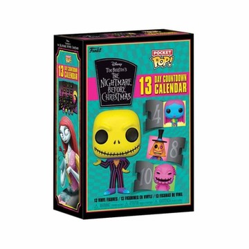 彭大商城 Funko #驚喜倒數日曆  迪士尼 聖誕夜驚魂 彩色螢光版  13天