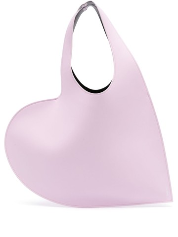 Coperni - Heart leather tote bag - women - Calf Leather - One Size - Pink