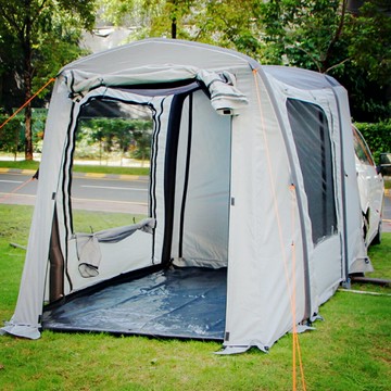 美麗大街【 111083032】戶外露營全自動 野營新款大空間加高車尾隧道 車尾帳 車後帳篷