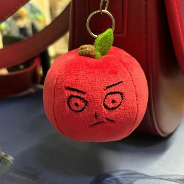 夏季新品🔥毛絨玩偶蘋果掛件禮物蘋果擺件可愛毛絨玩具錶情掛件夏以晝