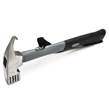 DIBOTE 迪伯特 露營用鑄鋼營槌 槌面27mm 006-7  銀色  1個