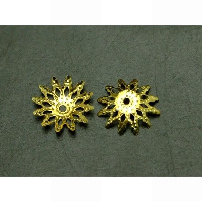 天然石 パワーストーン　P1184R　座金12mm 100個セット ゴールド 金 パーツ 在庫処分 送料無料有  アクセサリー作りに