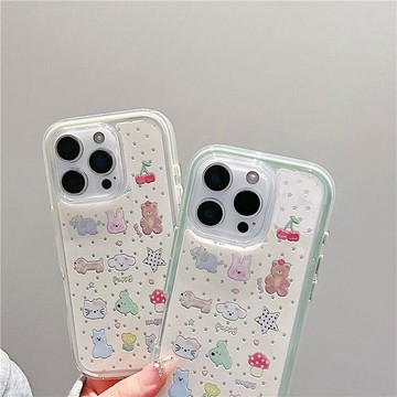 可愛手機殼 適用蘋果手機殼 防摔三合一炫彩適用適用蘋果iPhone17 華爲榮耀 OPPO VIV 三合一手機殼 手機殻
