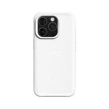 iPhone 16 Pro SolidX 白 - 哈利波特 Harry Potter - 閃電與眼鏡圖案